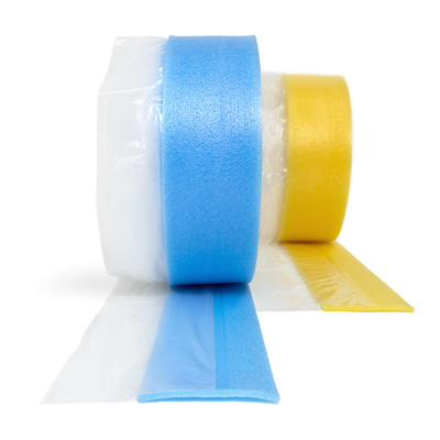 Wykonane są ze spienionego polietylenu. Slużą do izolacjii cieplnej i akustycznej płyt ogrzewania podłogowego od ścian budynku